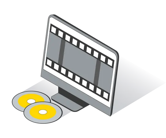 Movie Disc  Illustration