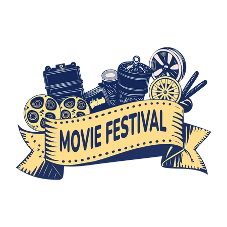 Movie festival  Illustration