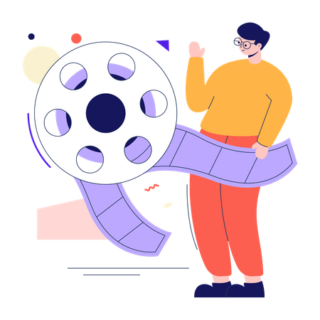 Movie maker  Illustration