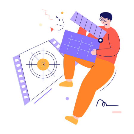 Movie maker  Illustration