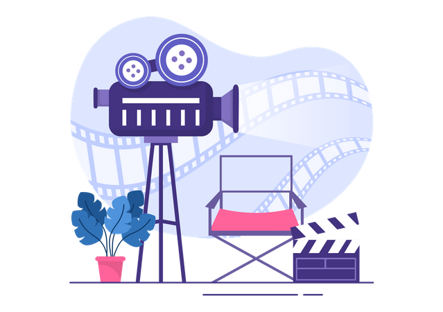 Movie production  Illustration