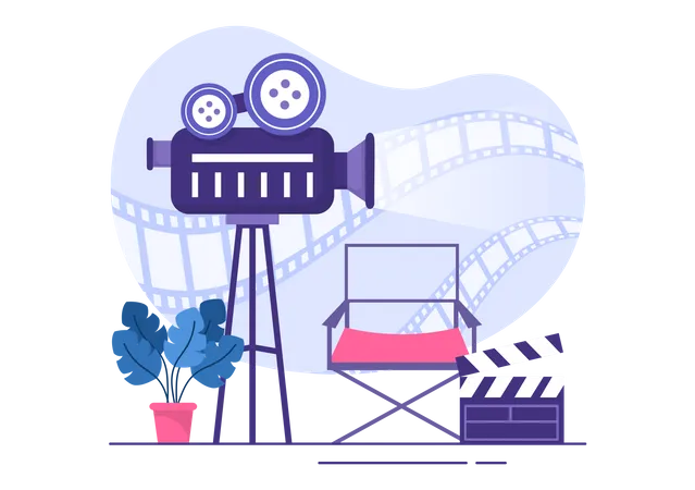 Movie production  Illustration