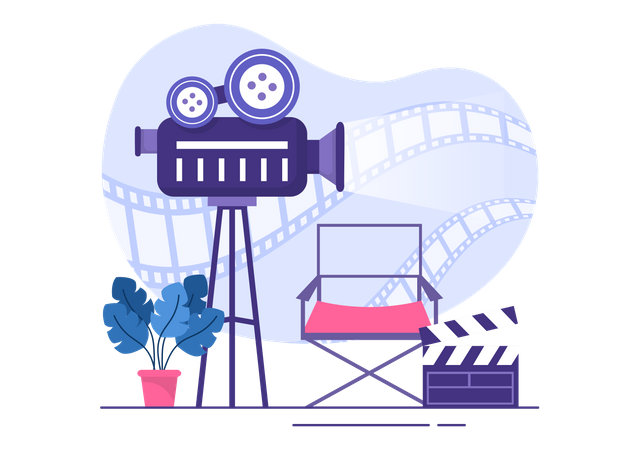 Movie production  Illustration
