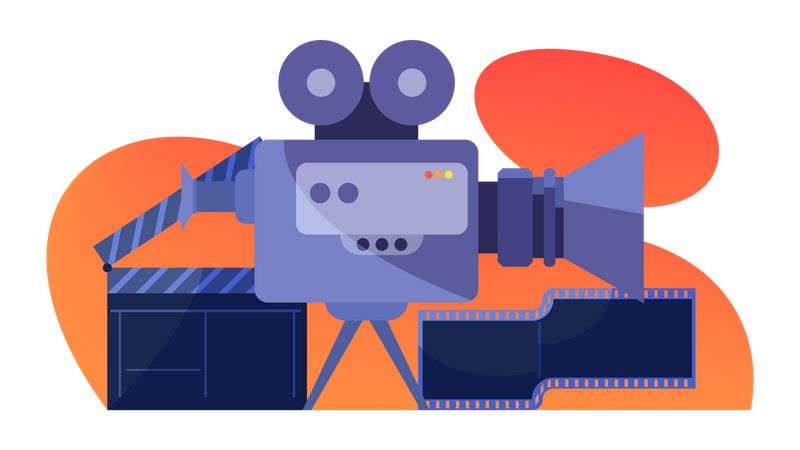 Movie production  イラスト