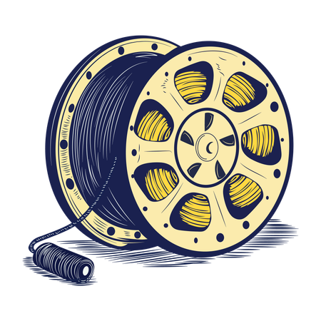 Movie reel  Illustration