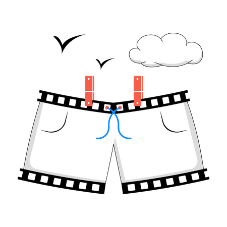 Movie Shorts  Illustration