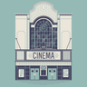 illustrations for movie theater