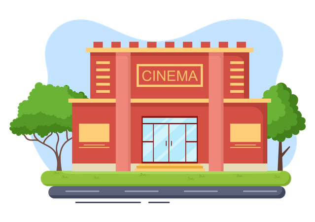 Movie Theater  Illustration