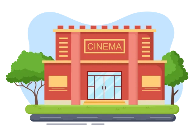 Movie Theater  Illustration