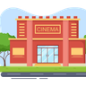 movie theater illustration