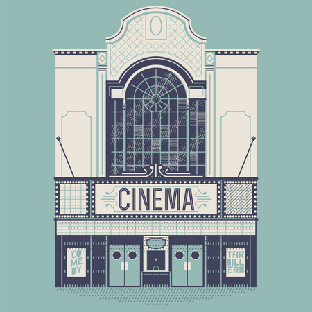 Movie theater  Illustration