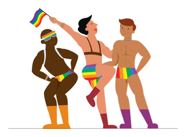 Movimiento por los derechos de los homosexuales  Ilustración