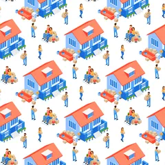 Moving Home Pattern Illustration Pack