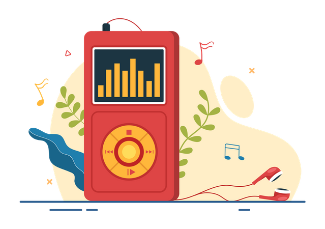 Mp 3 Player  Illustration