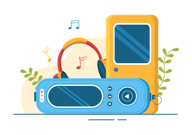 Mp 3 Player  Illustration