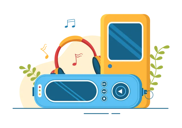 Mp 3 Player  Illustration