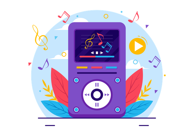 MP3 Player  Illustration