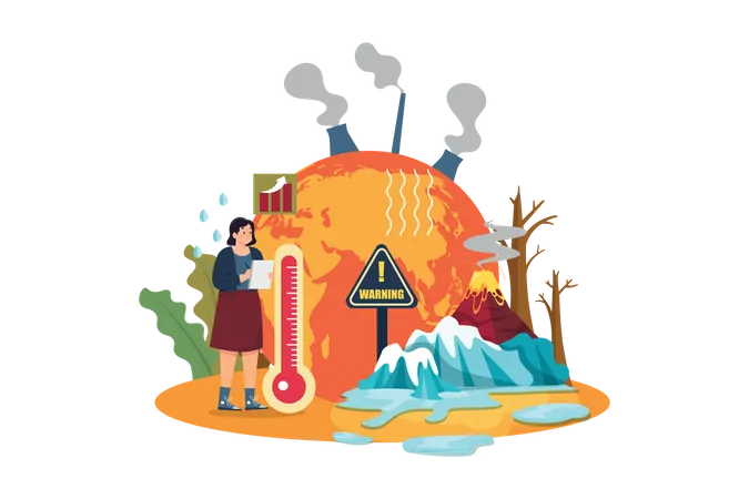 Das Alterações Climáticas  Ilustração