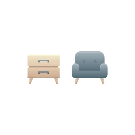 Muebles  Ilustración