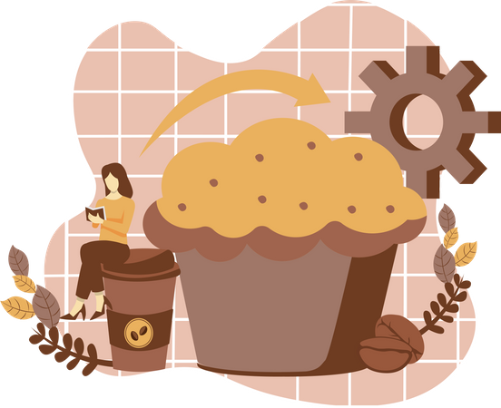 Muffin Illustration