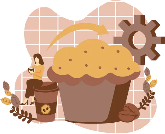 Muffin Illustration