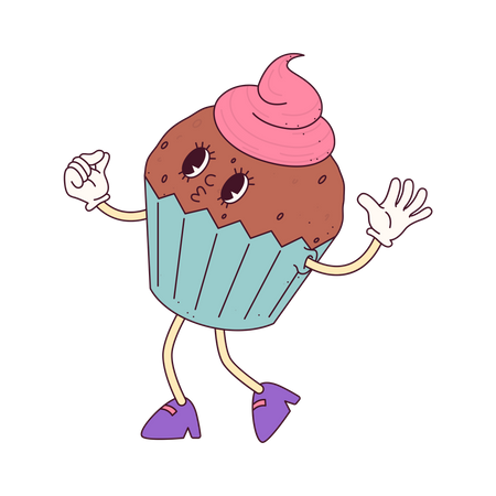 Danças de muffin  Ilustração