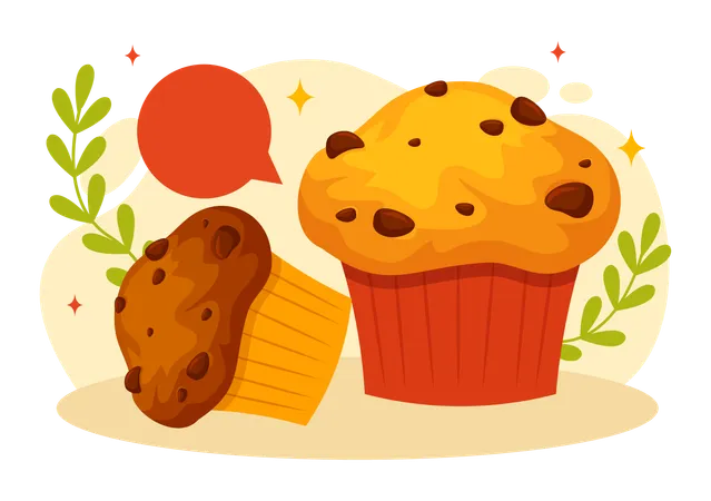 Muffin Day  Illustration