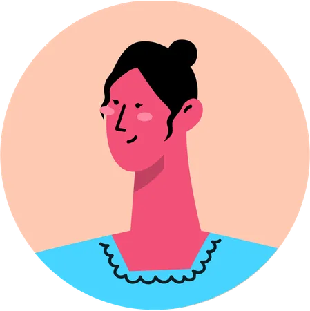 Avatar mujer  Ilustración