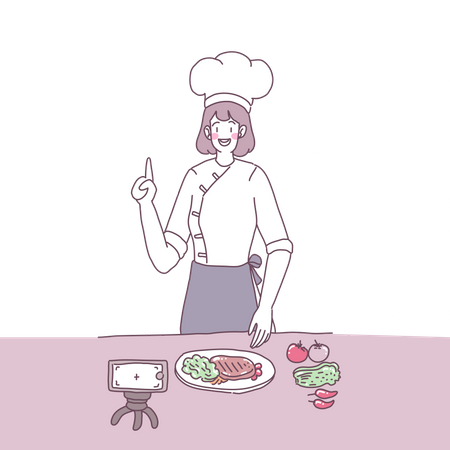 Cocinera  Ilustración