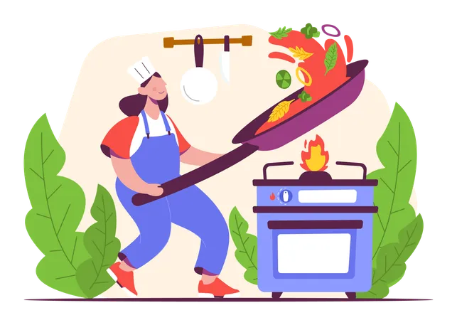 Cocinera  Ilustración