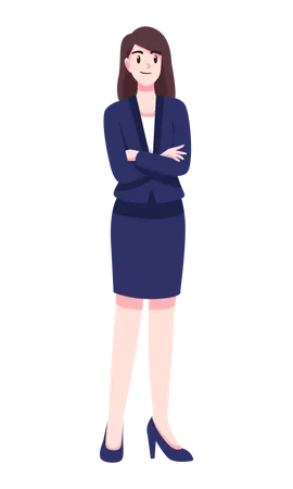 Mujer de negocios  Ilustración