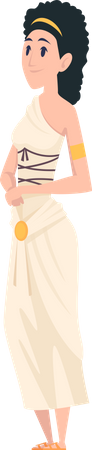 Mujer romana antigua  Ilustración