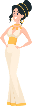 Mujer romana  Ilustración