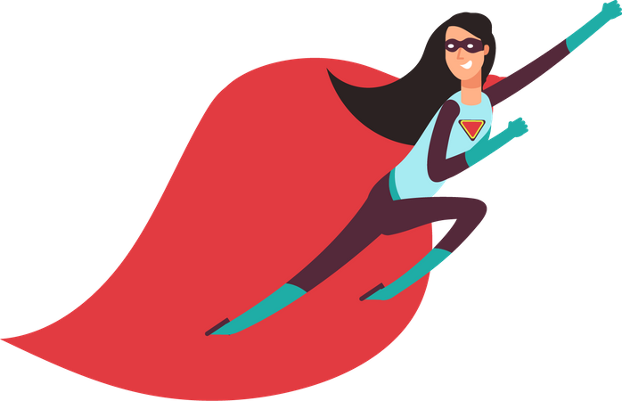 Mujer superheroe  Illustration