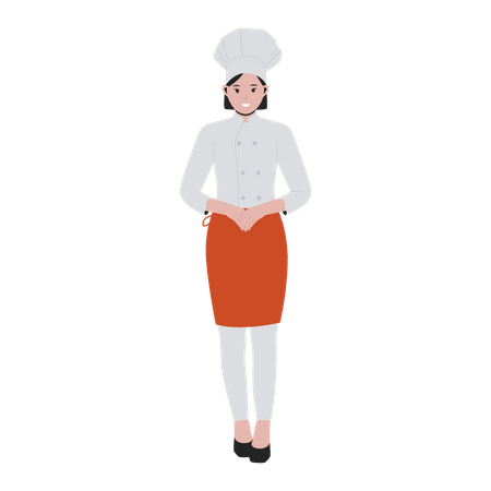 Chef mulher  Ilustração