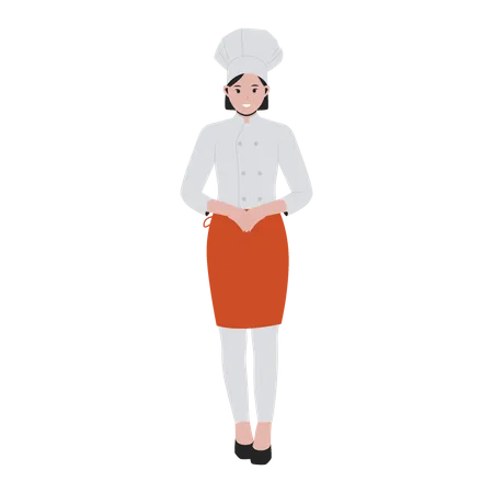 Chef mulher  Ilustração