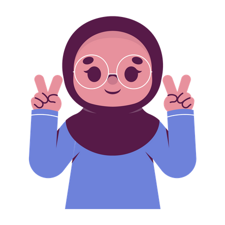 Mulher com Hijab  Illustration