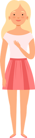 Mulher jovem  Ilustração