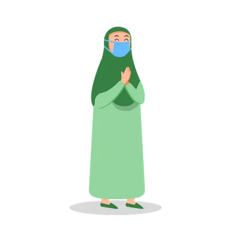 Mulher Muçulmana  Ilustração
