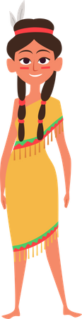 Mulher tribal  Ilustração