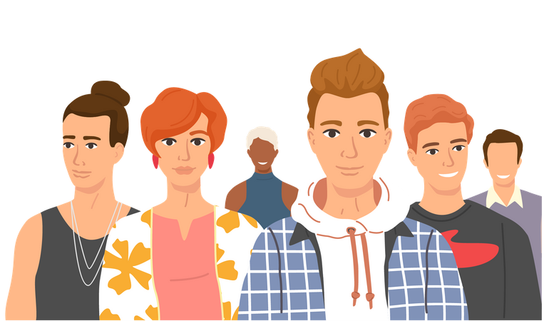 Multicultural Community Illustration