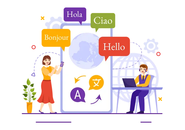 Multilingual Translation  Illustration