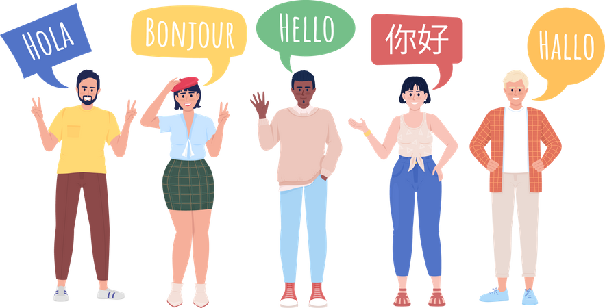 Multilingualism  Illustration