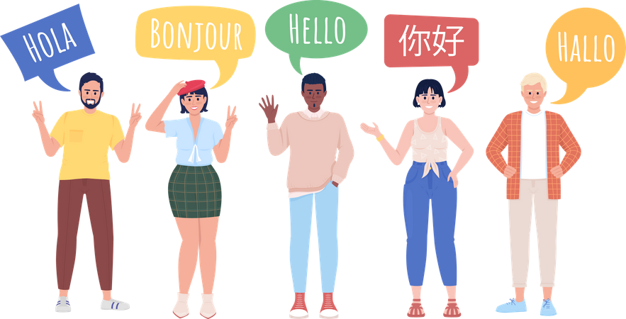Multilinguisme  Illustration