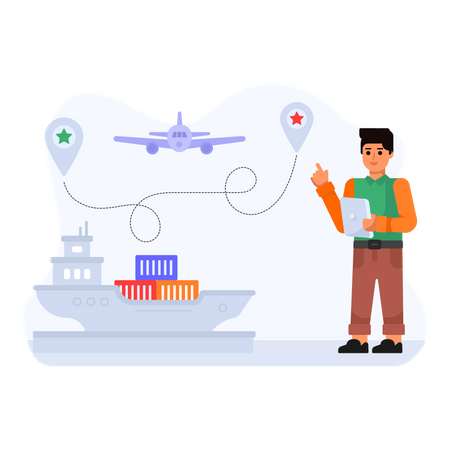 Multimodal Transport  Illustration