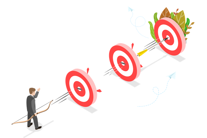 Multiple Target Shot Illustration