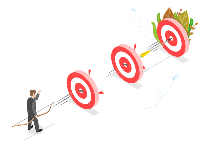 Multiple Target Shot  Illustration