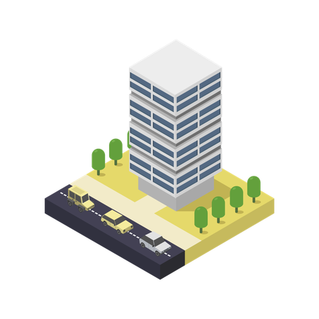 Multistorey building  Illustration