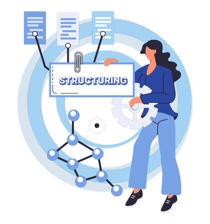 Multitasking-Fähigkeiten sind für die Handhabung verschiedener Aspekte des Arbeitsablaufs von entscheidender Bedeutung  Illustration