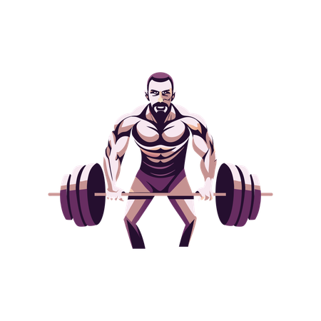 Musculação  Ilustração